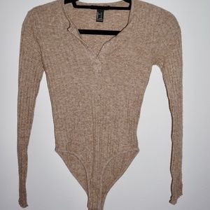 Forever 21 Tan Bodysuit!